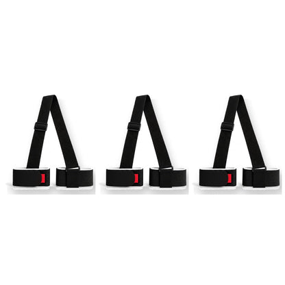 Three carrier straps – family pack