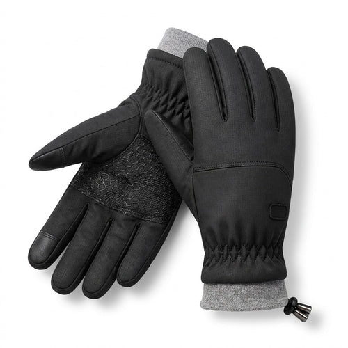 Black touchscreen gloves