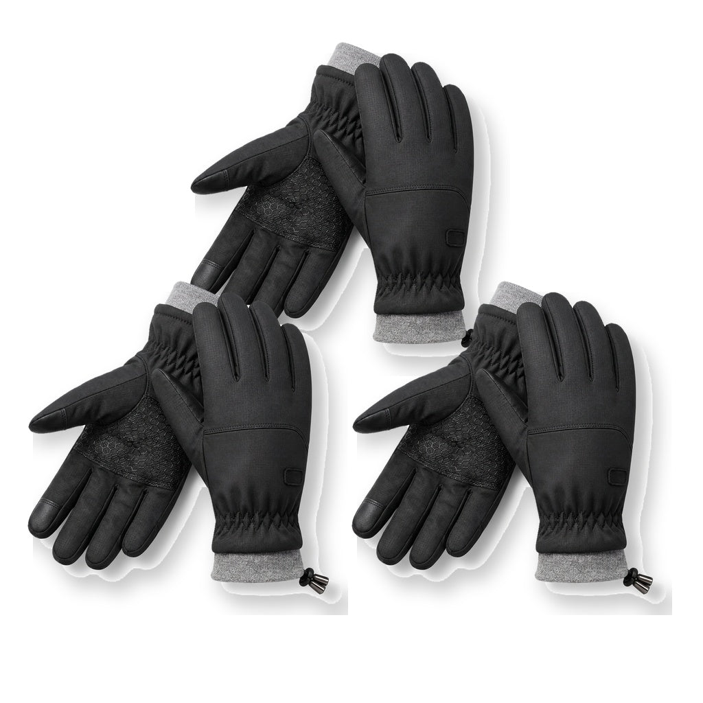 Three pairs of touchscreen gloves – family pack