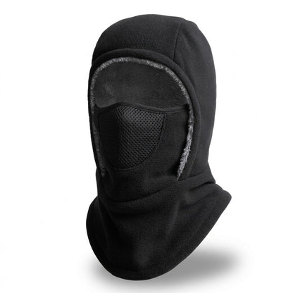 Lift mask in black fleece